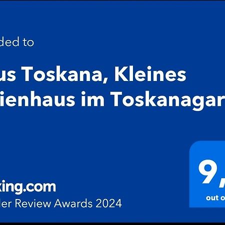 Haus Toskana, Kleines Ferienhaus Im Toskanagarten Bad Sulza Exterior photo